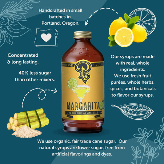 Margarita Syrup 12oz - cocktail / mocktail beverage mixer