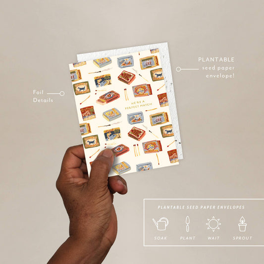 Matchbooks - Anniversary Card