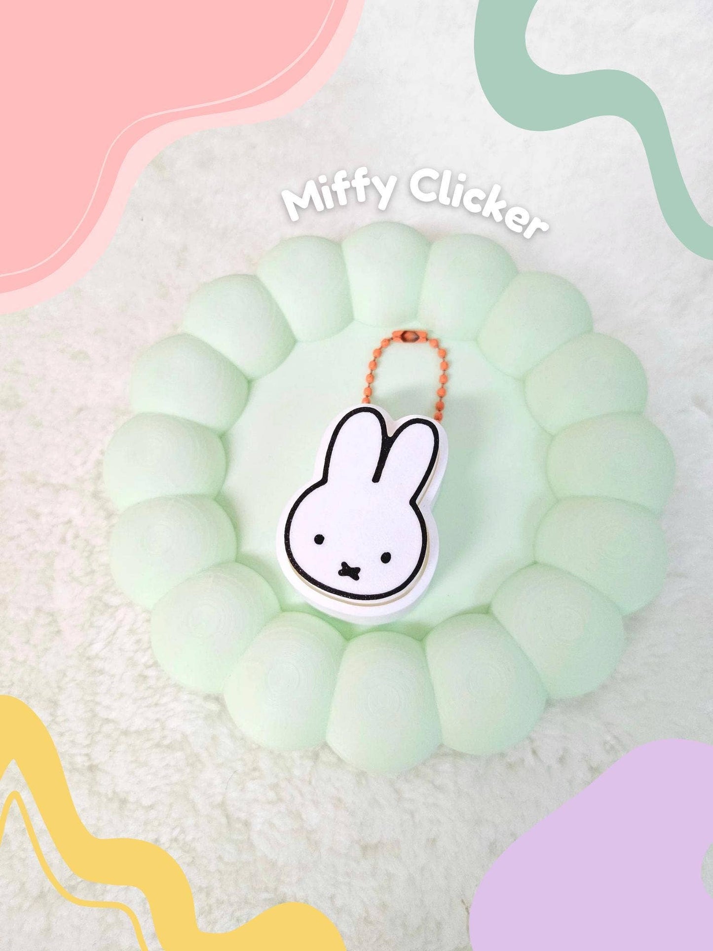 Miffy Clicker Keychain