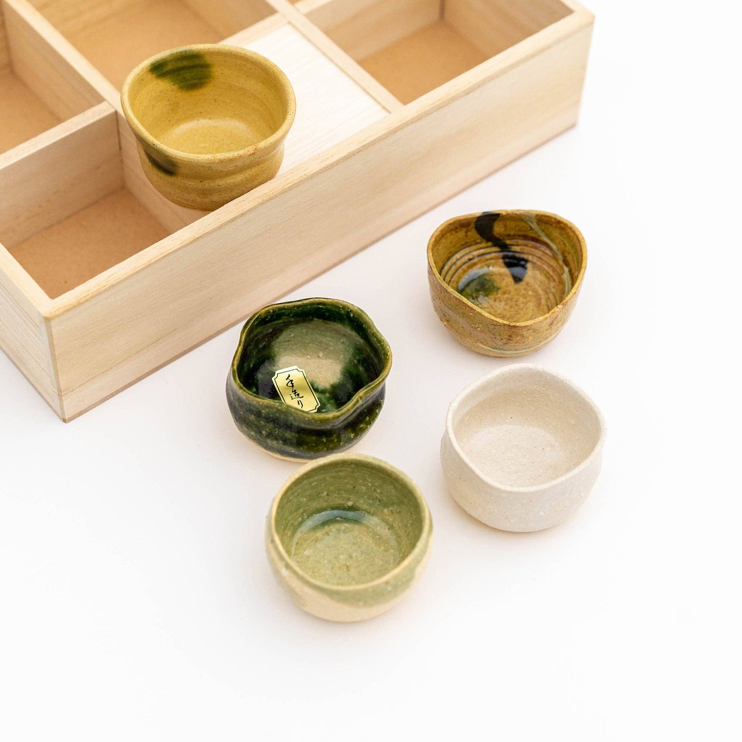 Japanese Artistic Handmade Seifu Sake Cups Gift Set