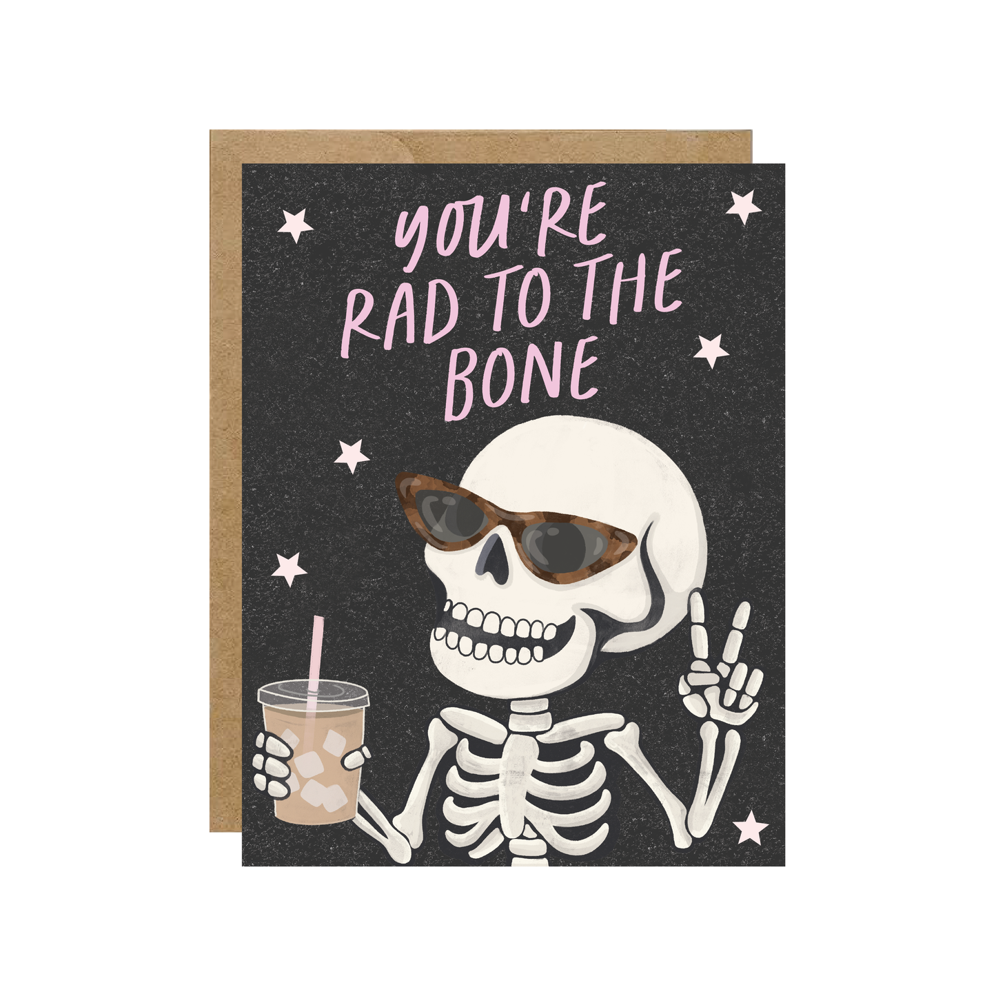 Rad To The Bone Skeleton Card