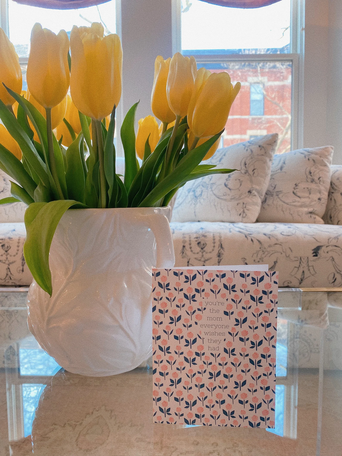 You're The Mom Everyone Wishes They Had Peony Card