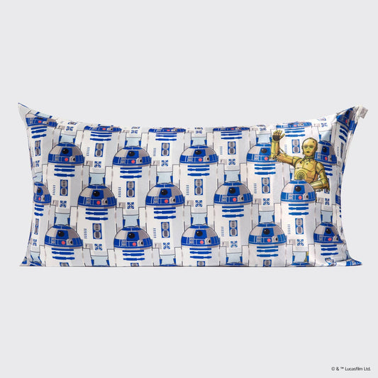 Star Wars™ & Kitsch Satin Pillowcase in R2-D2 & C-3PO - King