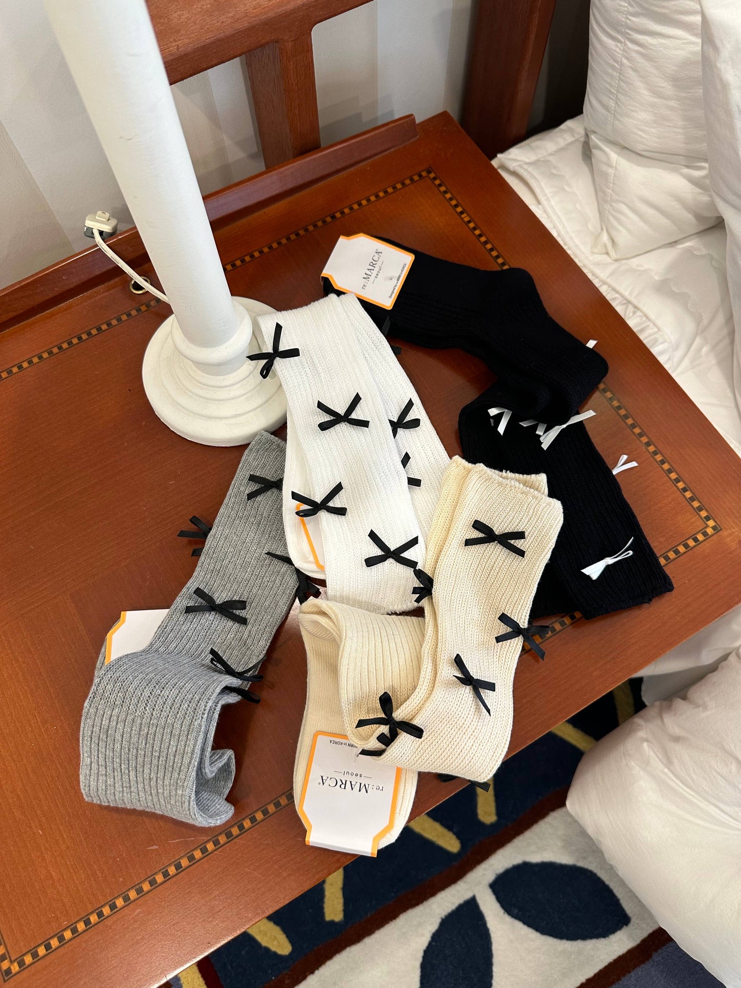 Hot Trendy Balletcore Ribbon Knee Socks