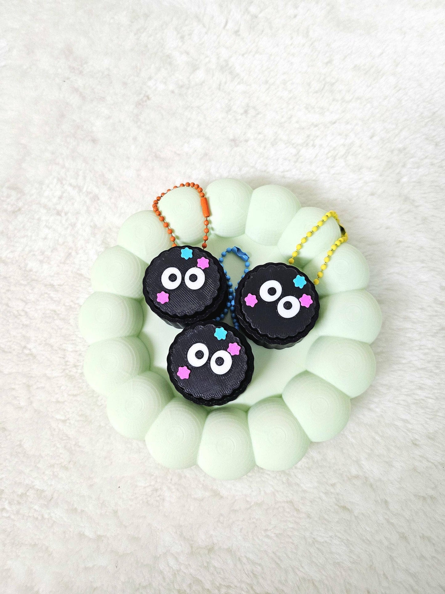 Soot Sprite Clicker Keychain