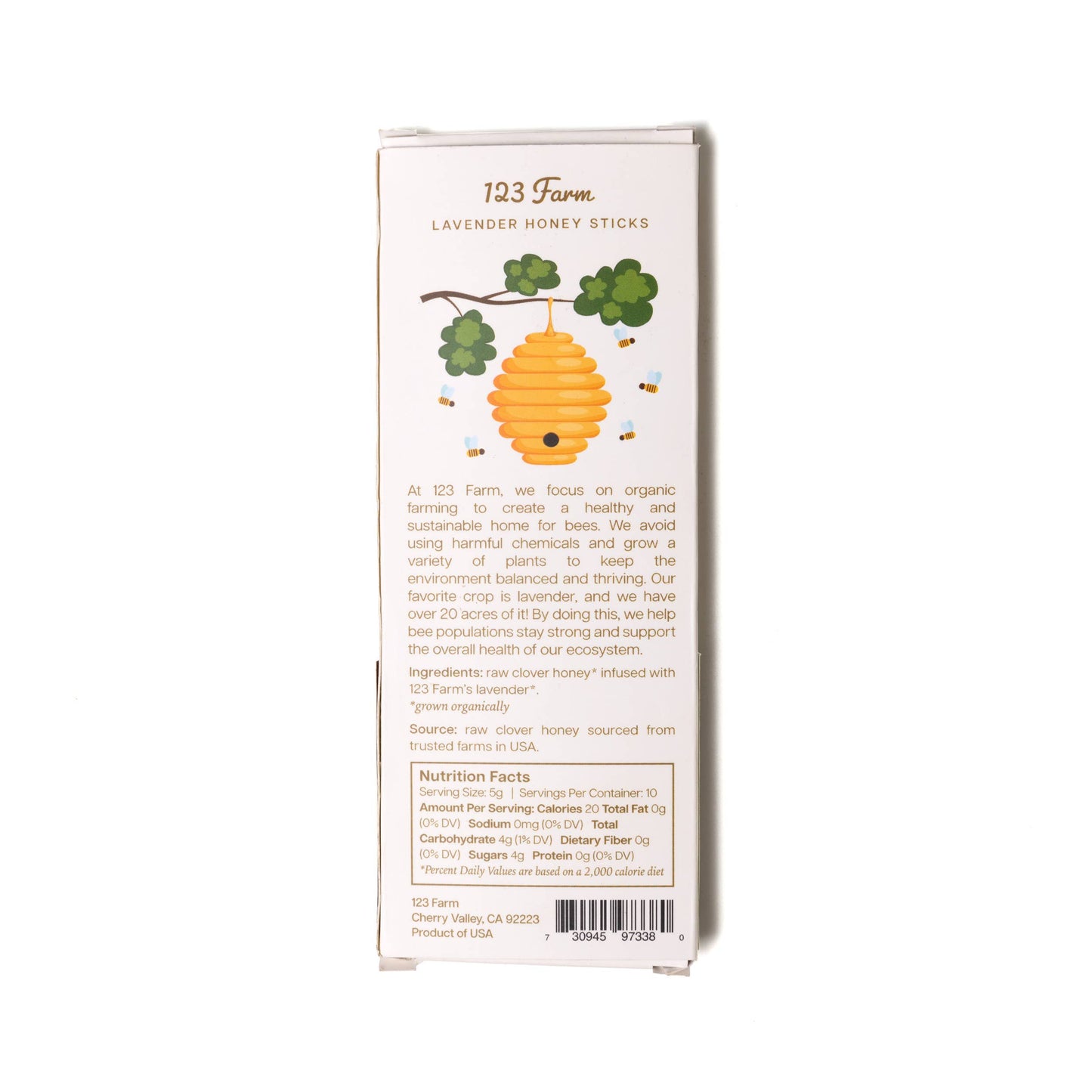 Lavender Honey Sticks 10 Pack with Storybook Style Design