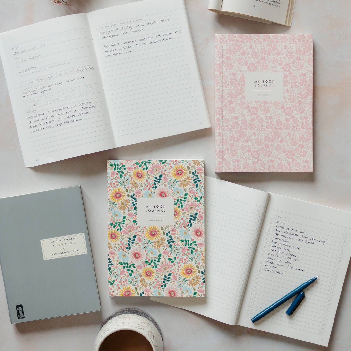 Periwinkle Book Journal Reading Diary