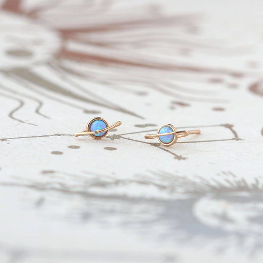 Saturn Stud Earrings