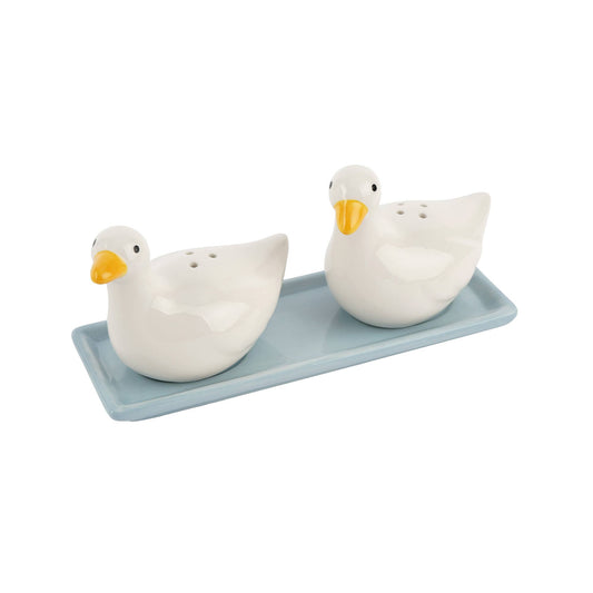 Bramble Farm Duck Salt & Pepper Shakers In Gift Box