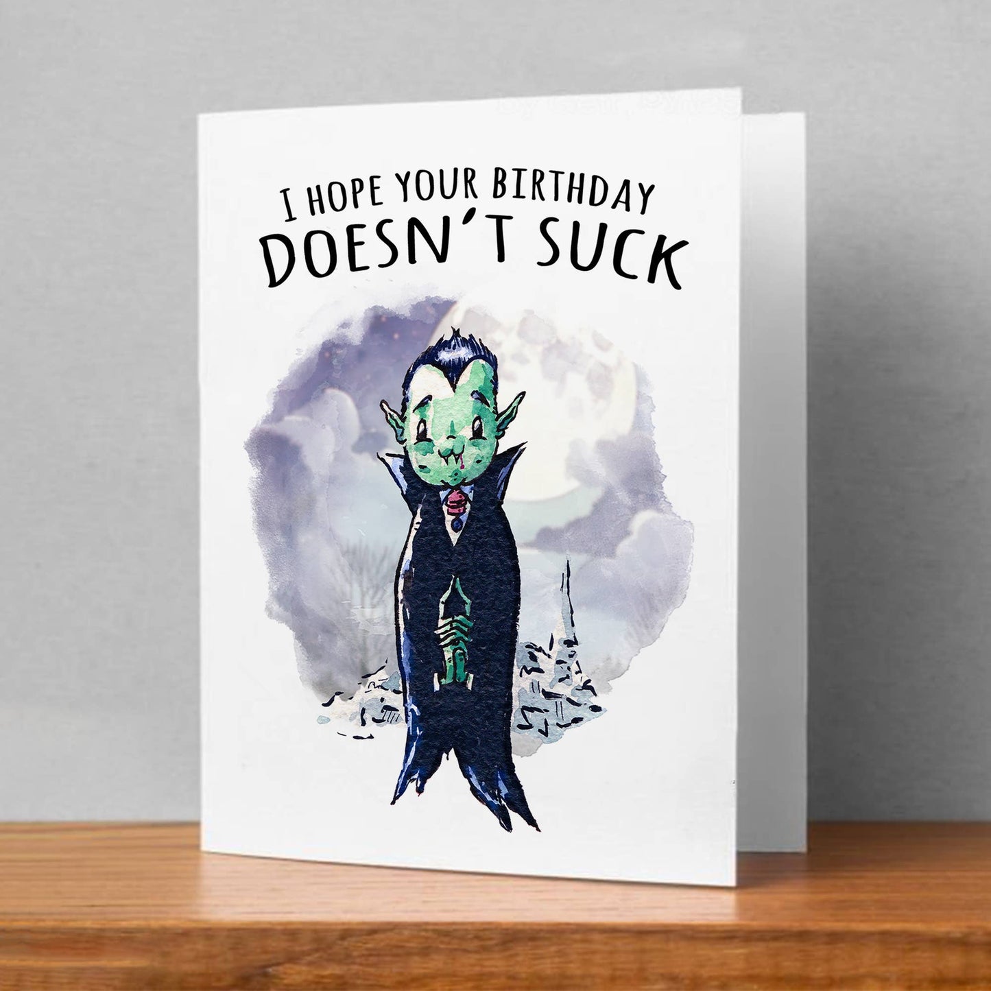 "Doesn't Suck" - Funny Twilight Vampire Birthday Card