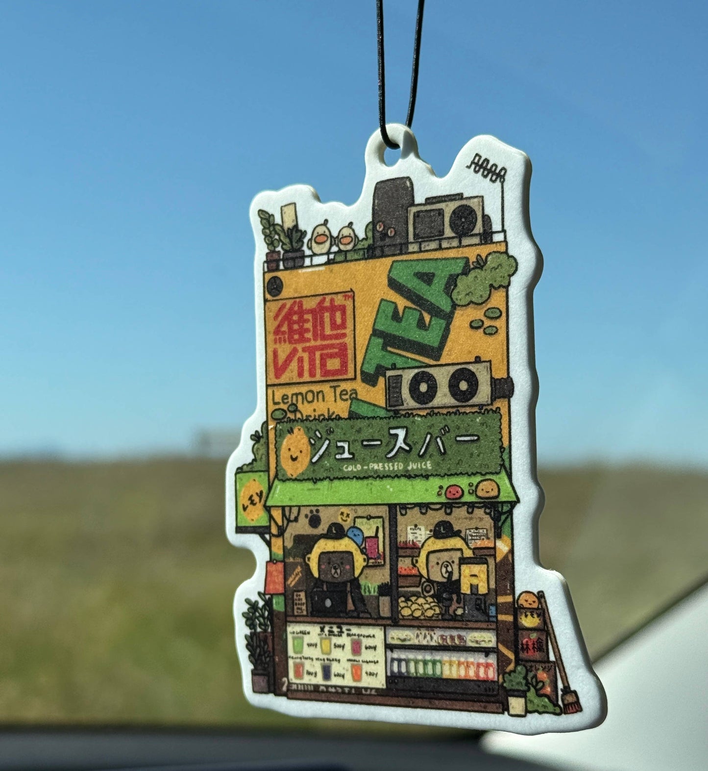 Lemon Tea Car Air Freshener (Lemon White Tea)