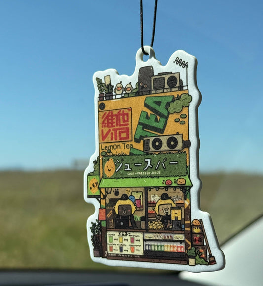 Lemon Tea Car Air Freshener (Lemon White Tea)