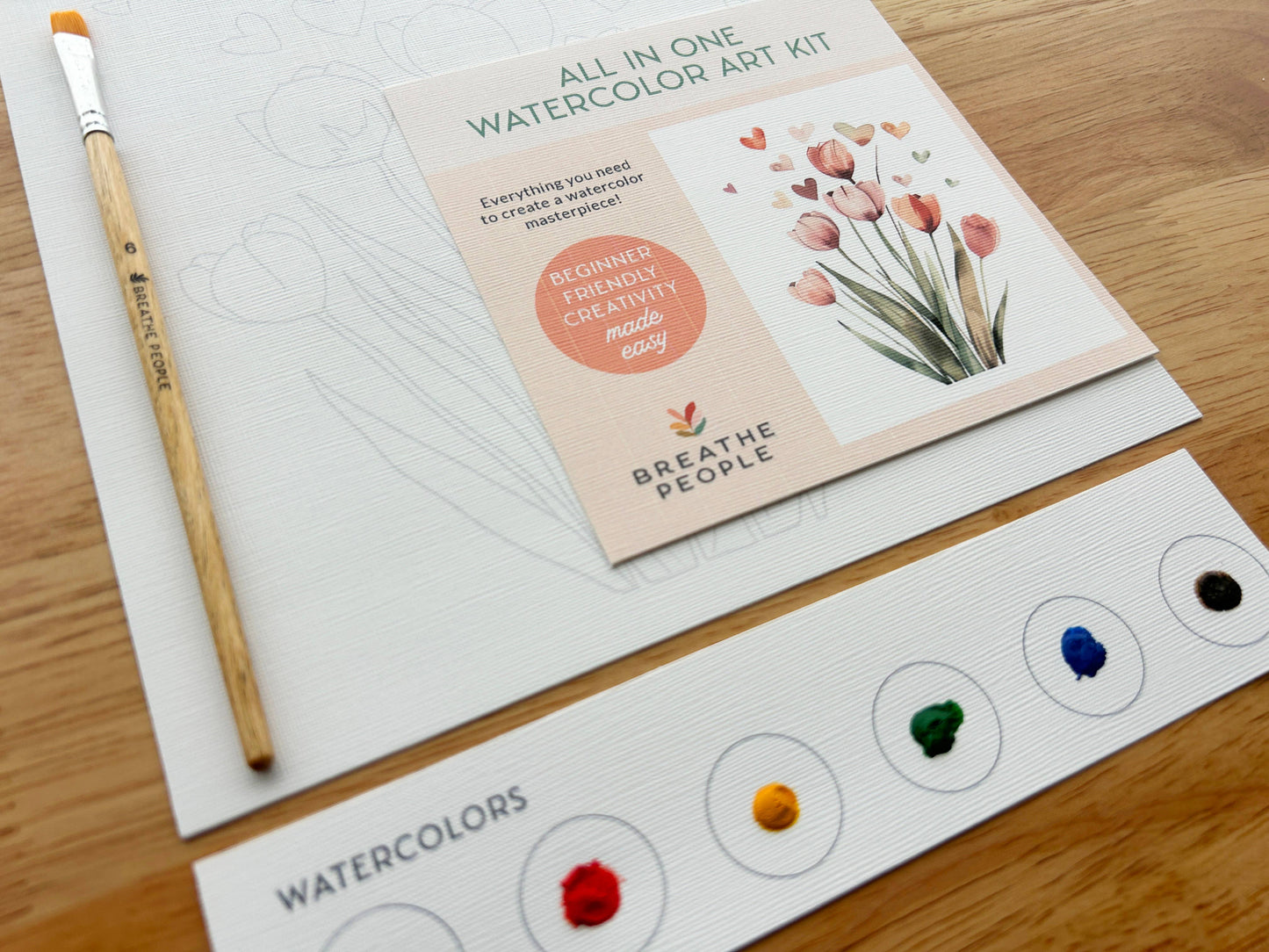 Mother's Day All-In-One Watercolor Kit for Two