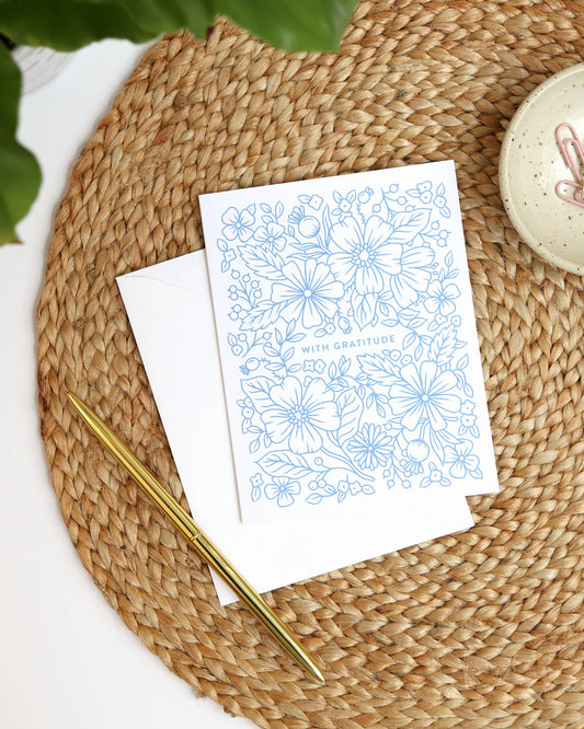 With Gratitude | Greeting Card