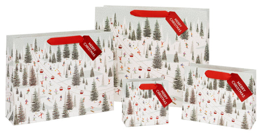 Bag Medium Landscape Christmas On The Piste
