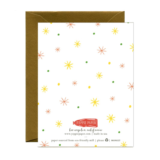 Simply the Best Mom Golden Trophy Mothers Day Card