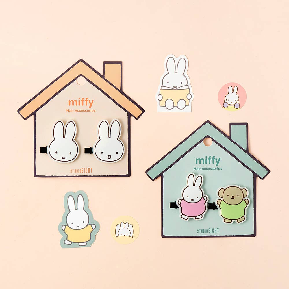 Miffy Hair Clip Pin SET