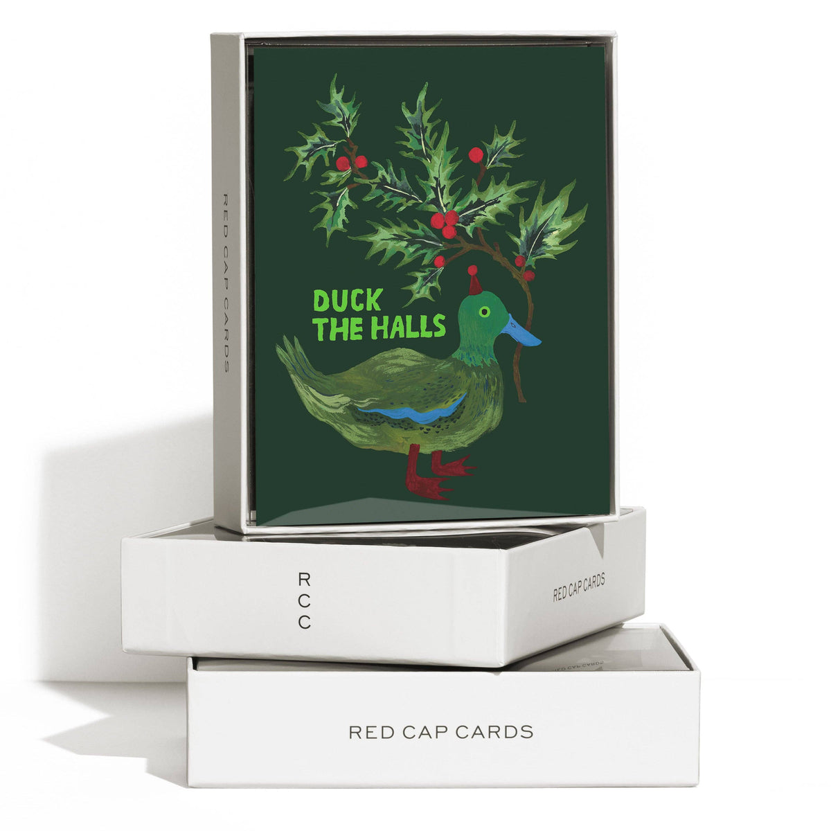 Duck the Halls greeting card