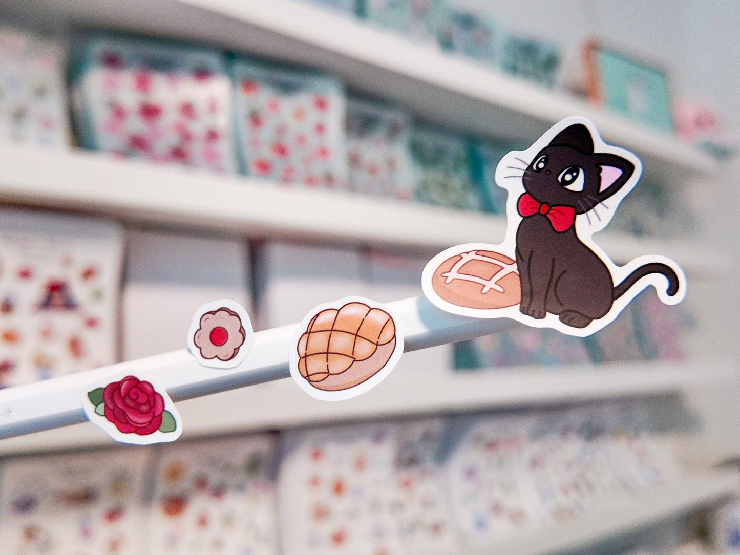 Bakery Delivery Waterproof Sticker Sheet