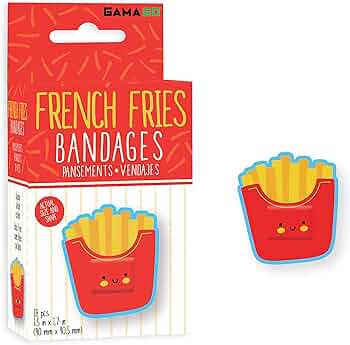 French Fries Adhesive Bandages - Front & Company: Gift Store