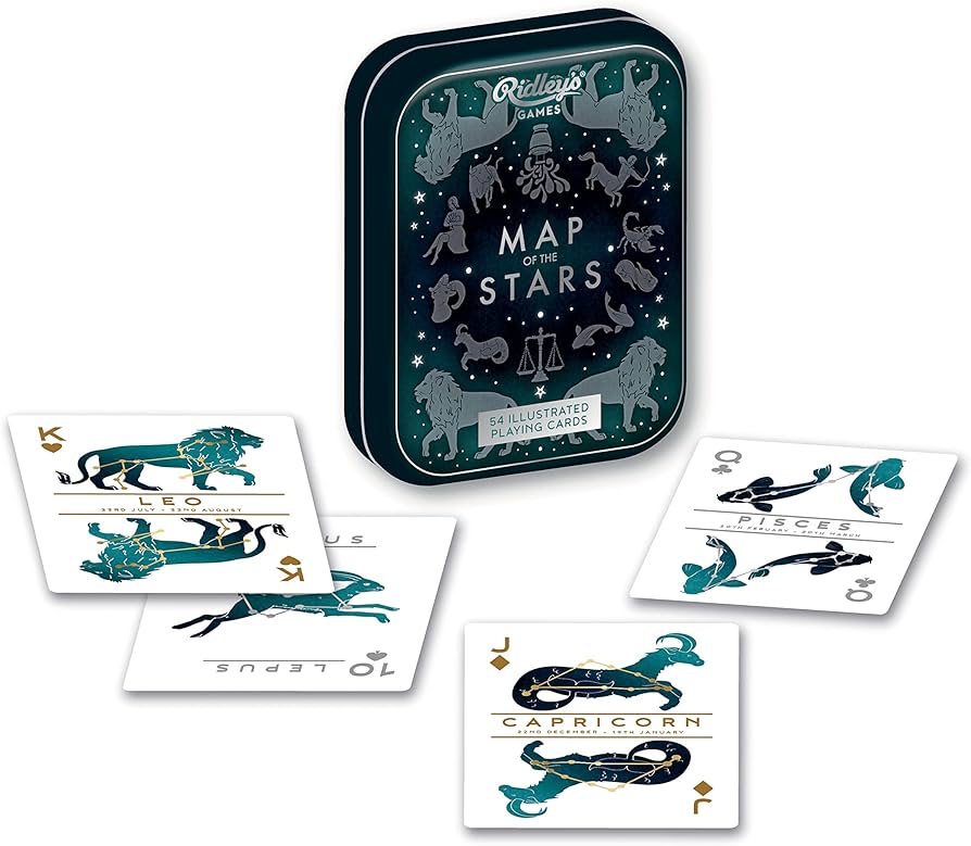 Map Of Stars Playing Cards