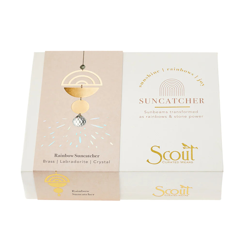 Scout Curated Wears Brass, Semi Precious Gemstones and Cyrstal Suncatchers