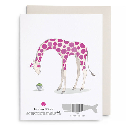 Leaning Tower of Cupcakes Birthday Greeting Card
