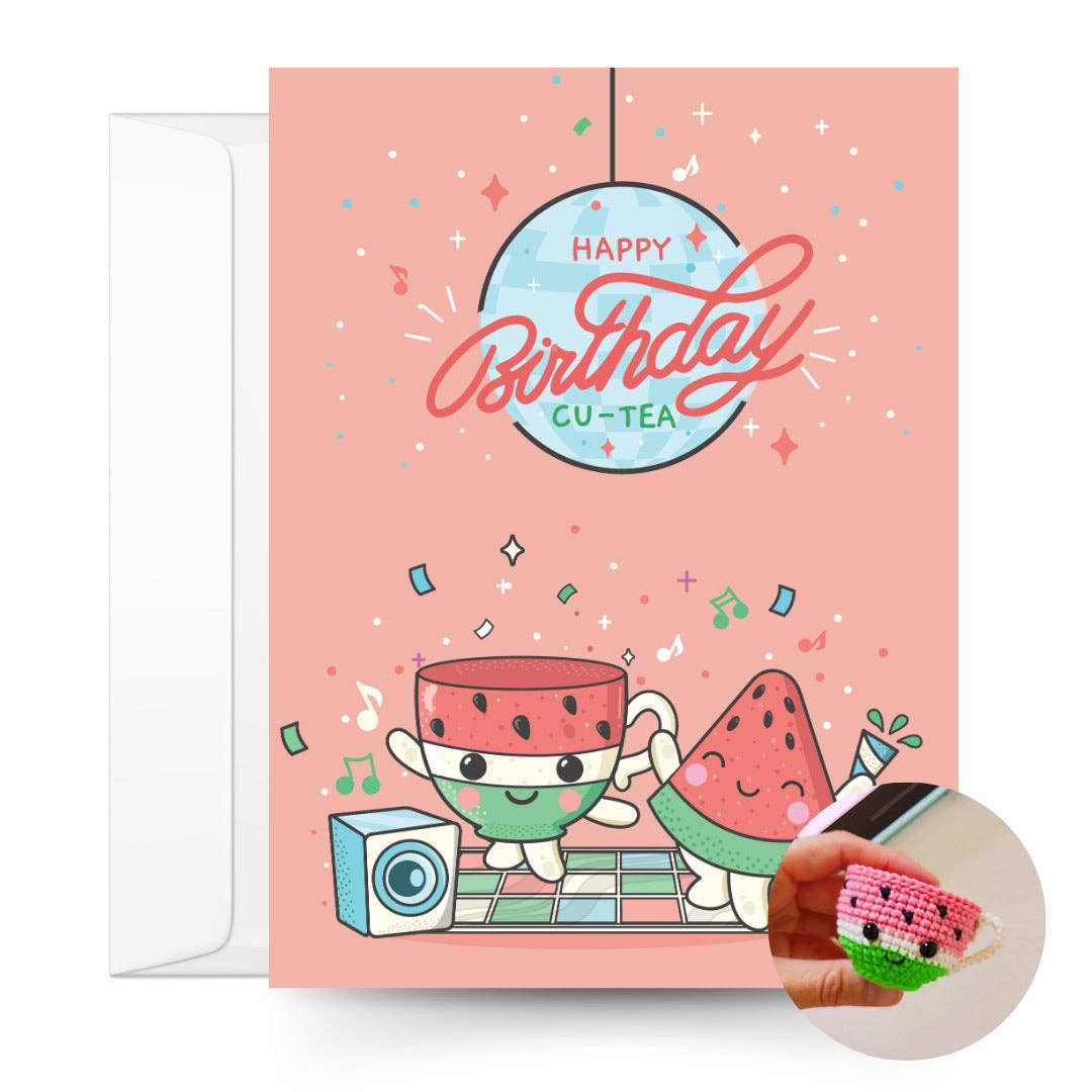 Birthday Card & Tea Cup Crochet Pattern