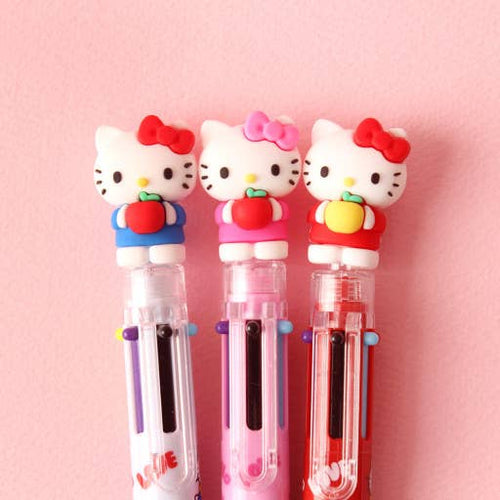 Sanrio Characters 6 Color Ball Point Pencil- 0.7mm - Front & Company: Gift Store
