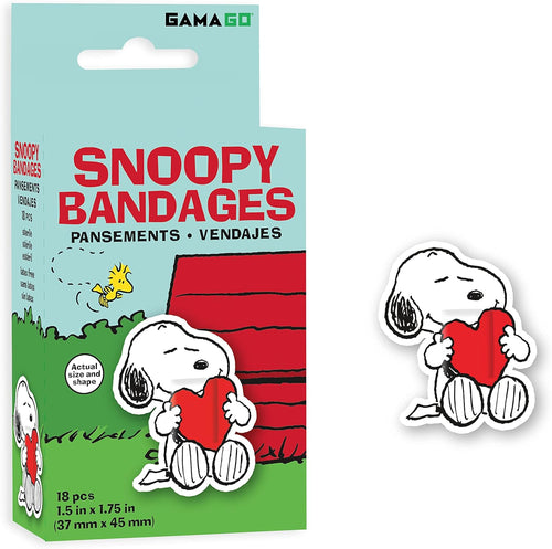 Peanuts Snoopy Adhesive Bandages - Front & Company: Gift Store