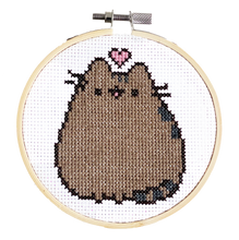 Load image into Gallery viewer, Pusheen - DIY Cross Stitch Kit
