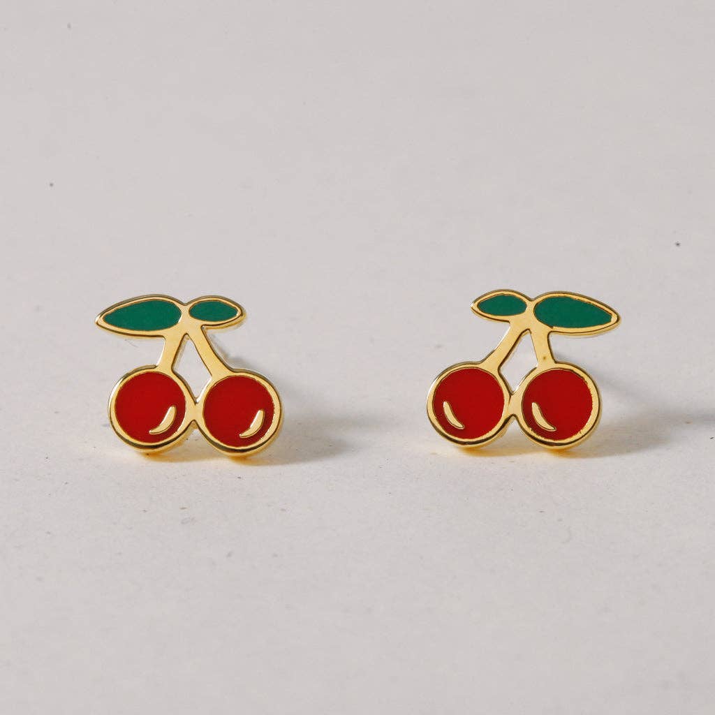 Cherry Cheery, earrings