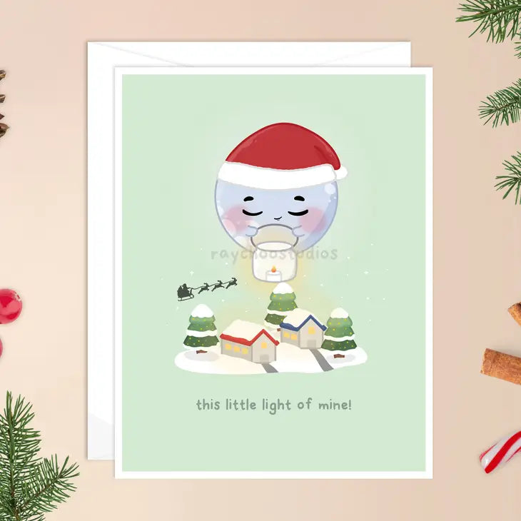 This Little Light of Mine Christmas Card