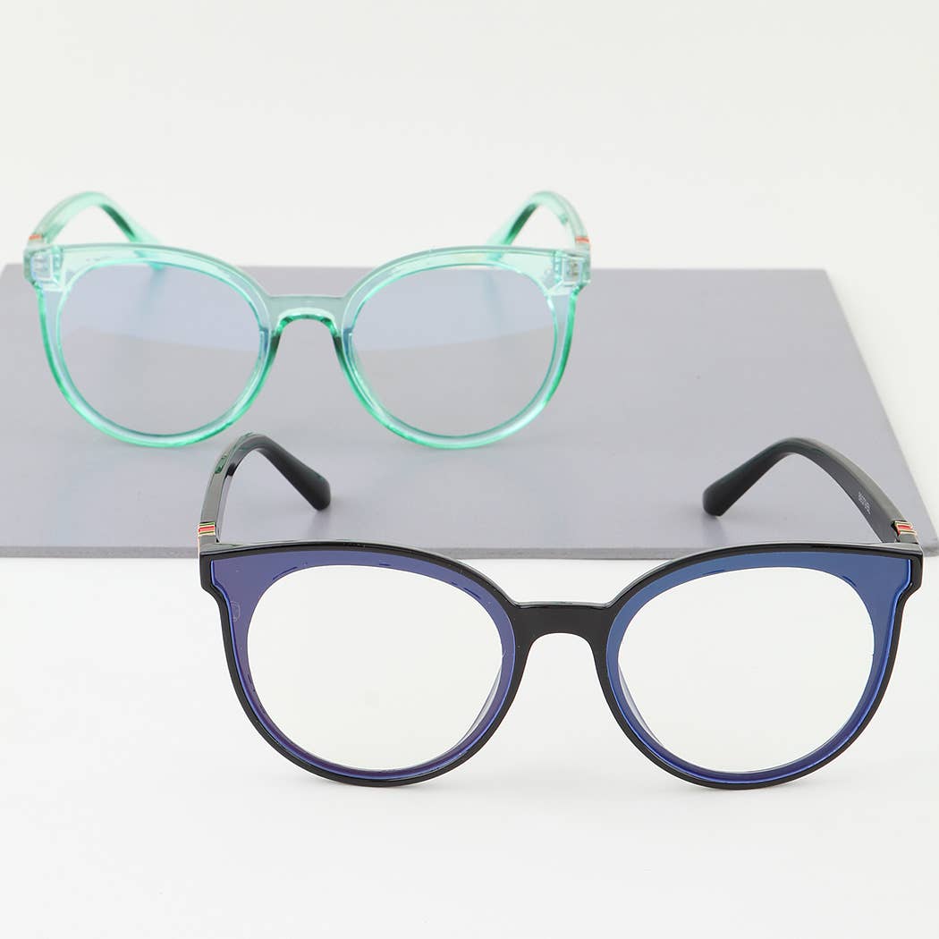 Bright Round Optical Glasses