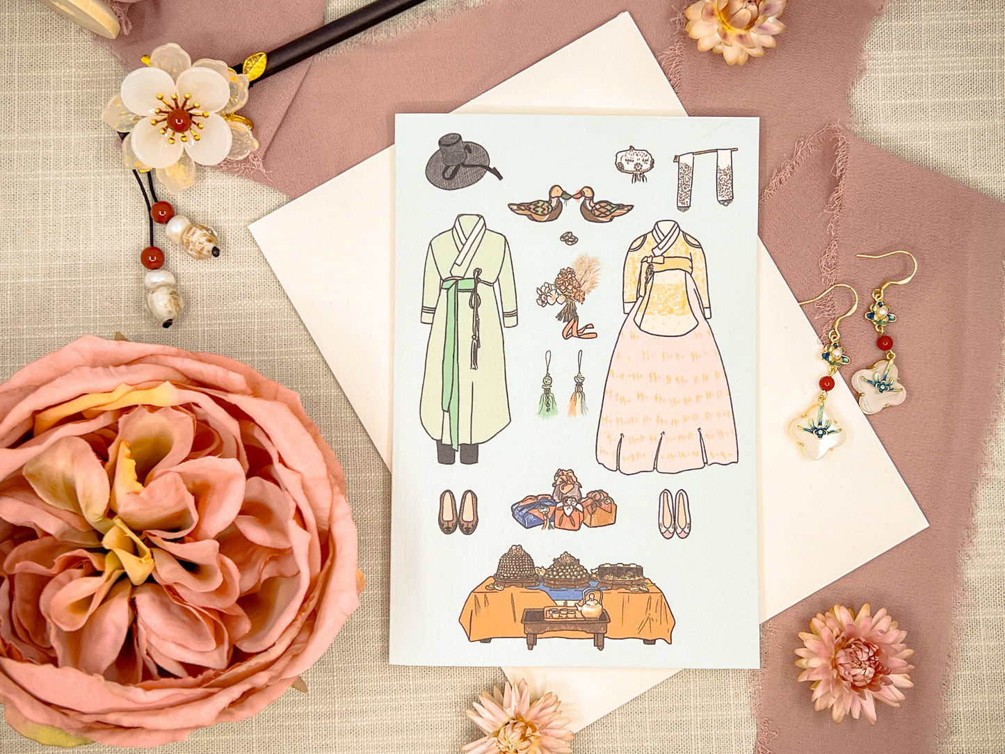 Korean (Modern) Wedding Card