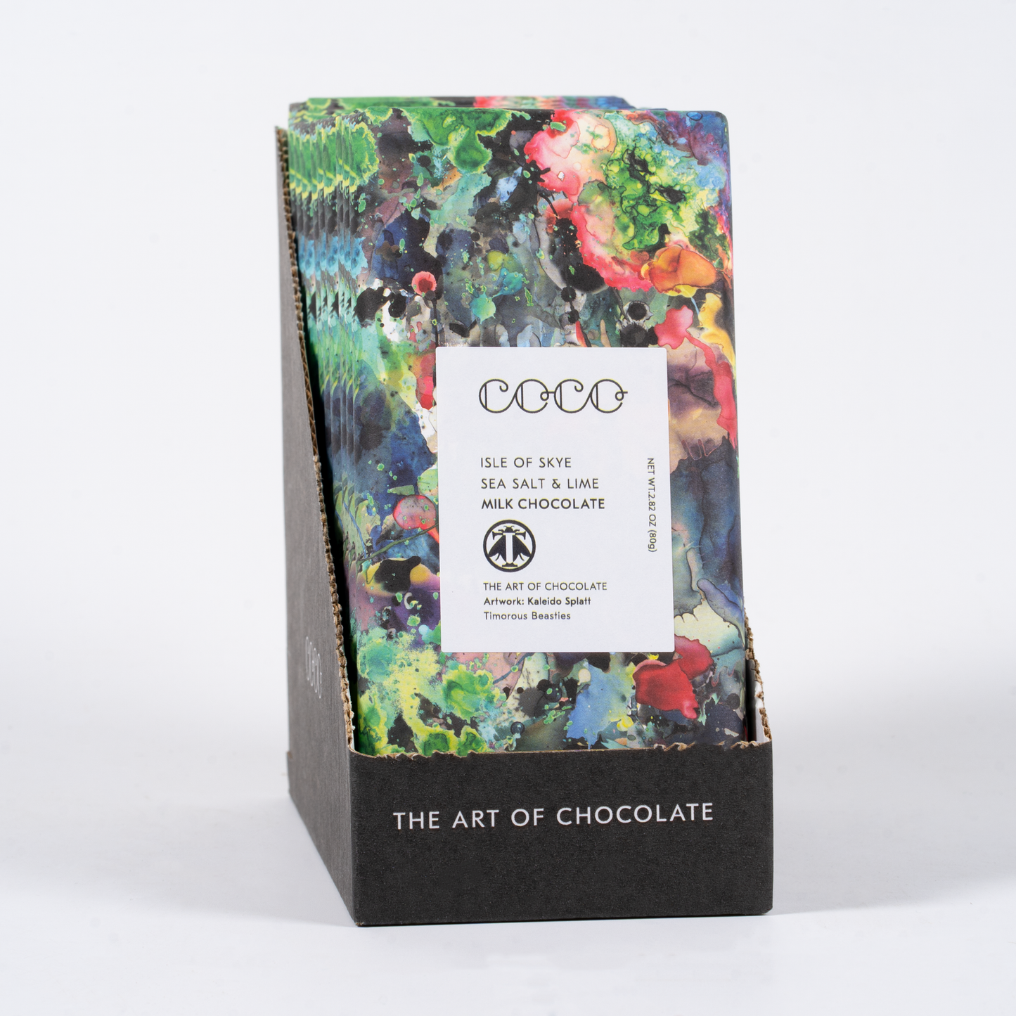 Isle of Skye Sea Salt & Lime Milk Chocolate Bar