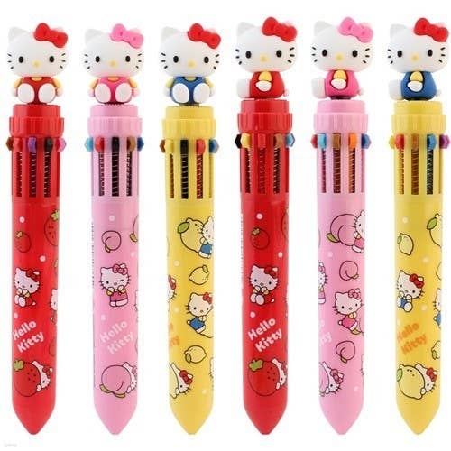 Sanrio Characters 6 Color Ball Point Pencil- 0.7mm