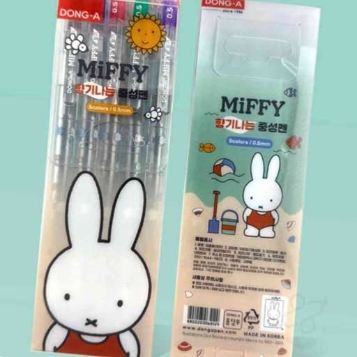 MIFFY Scented Gel Pen 5 Colors SET 0.5mm