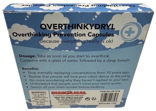 Overthinkydryl - Stocking Fillers, White Elephant, Christmas