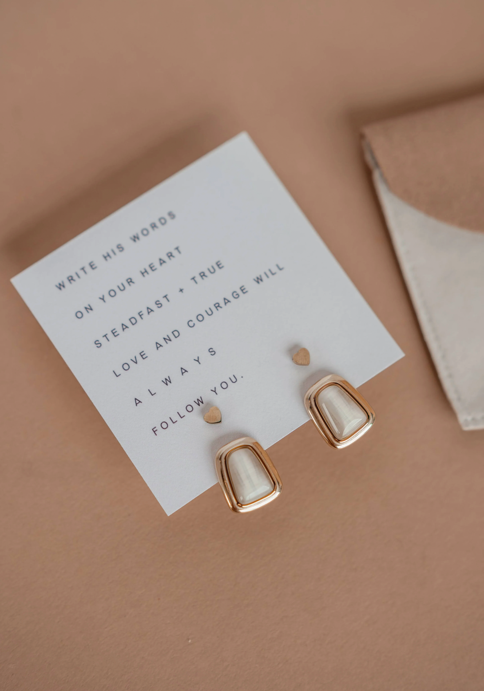 Courage + A Soft Heart Earring Set