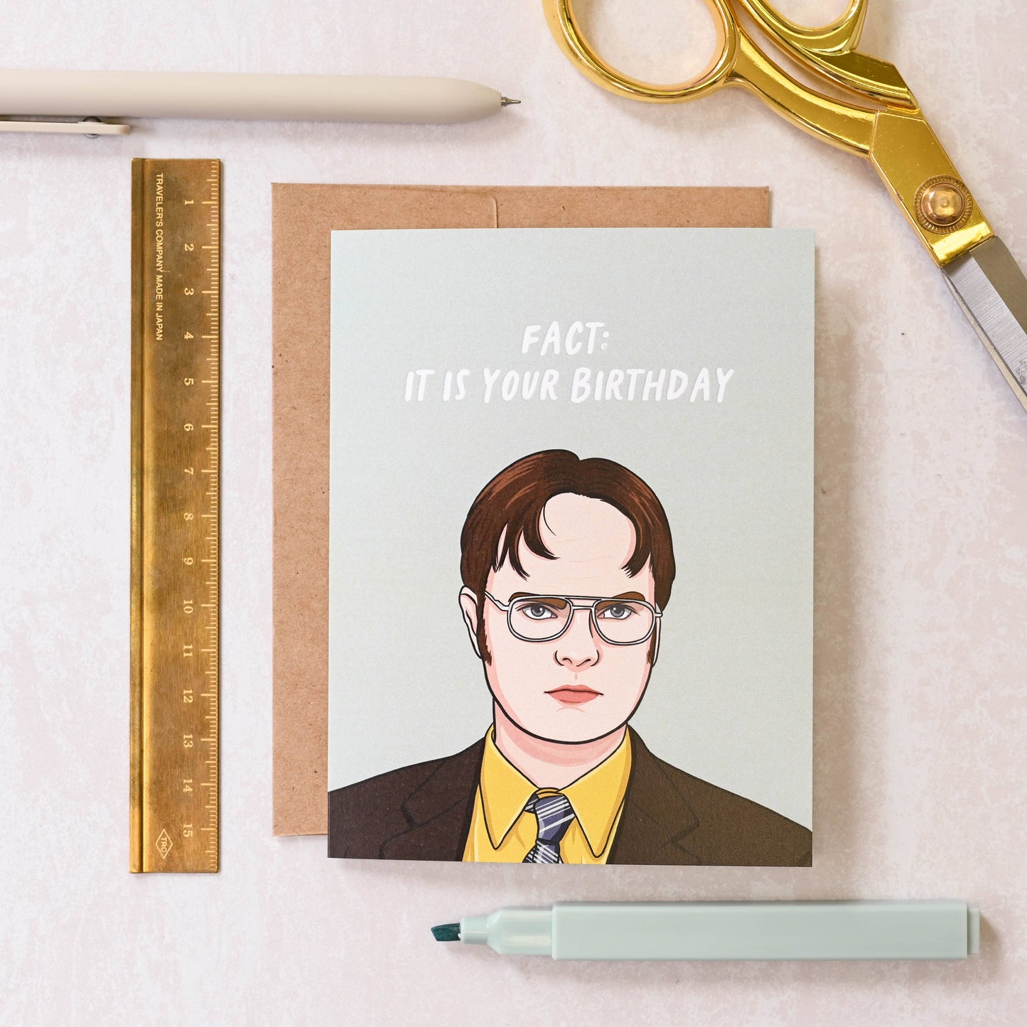 Dwight 'Fact: It Is Your Birthday' Birthday Card