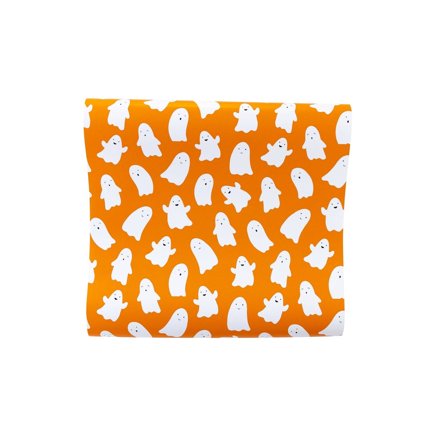 PLTBR80 - Orange Ghosts Paper Table Runner