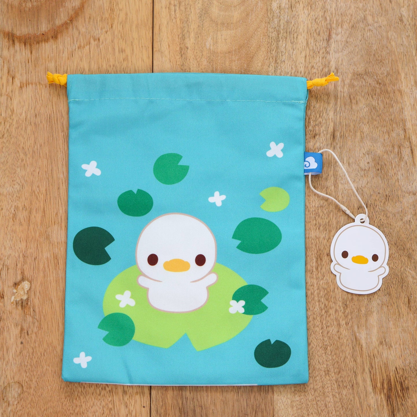 Drawstring Pouch Bag - A Lost Duckling