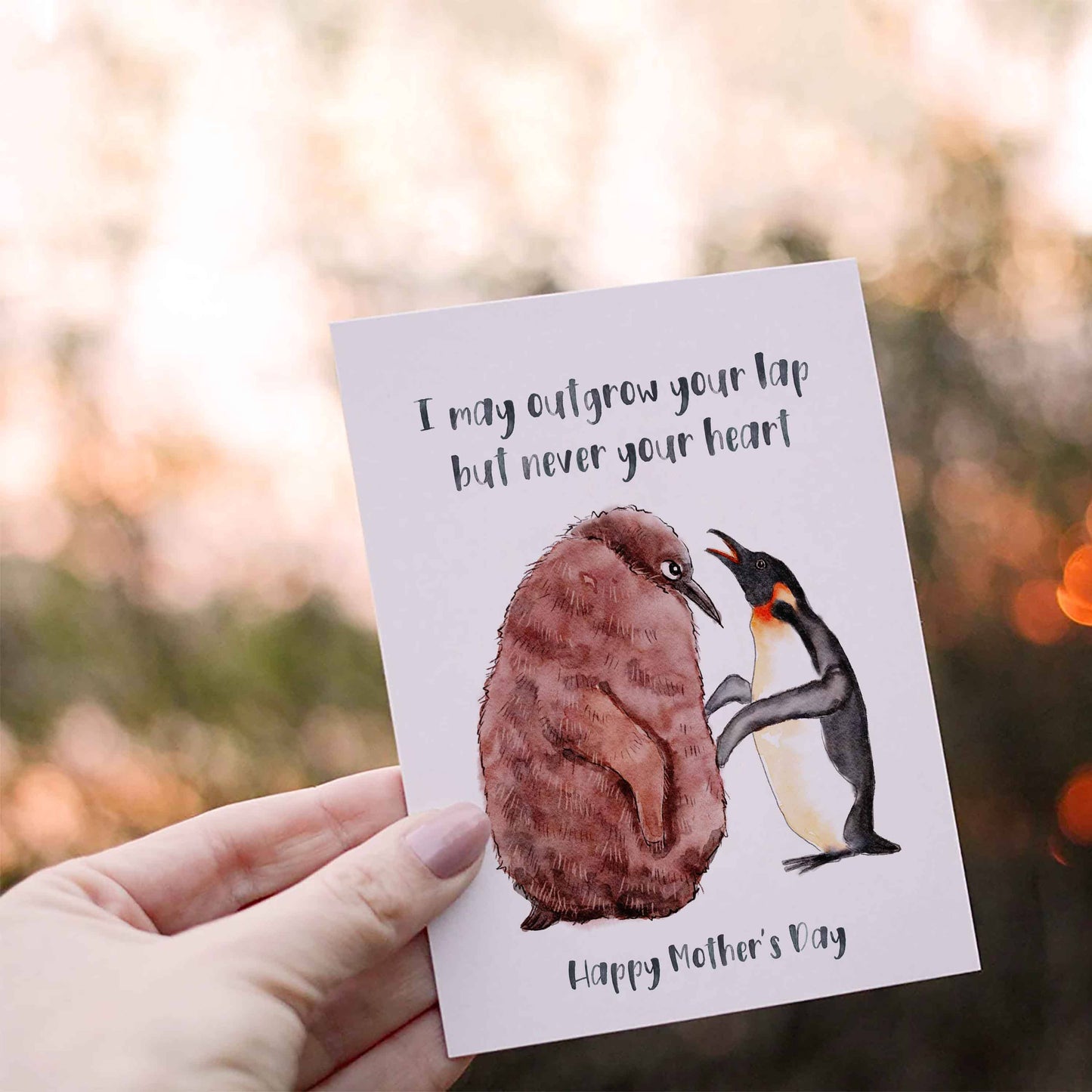 Big Baby Penguin - Funny Mother's Day Card