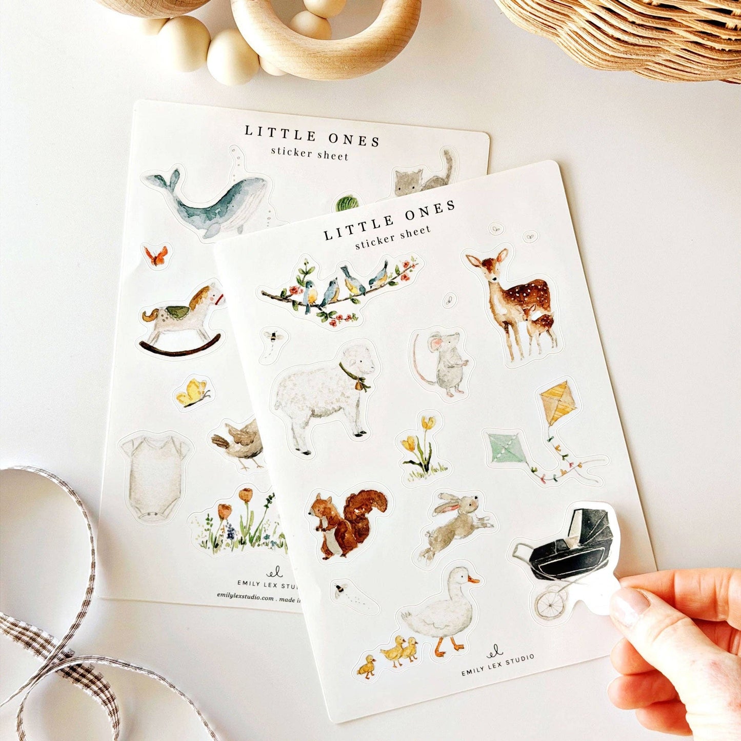 Little ones sticker sheets