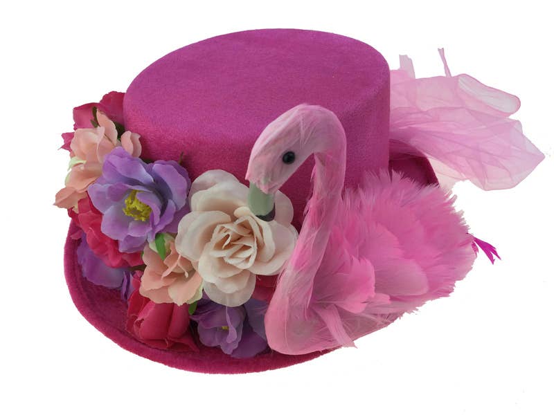 Pink Flamingo Top Hat