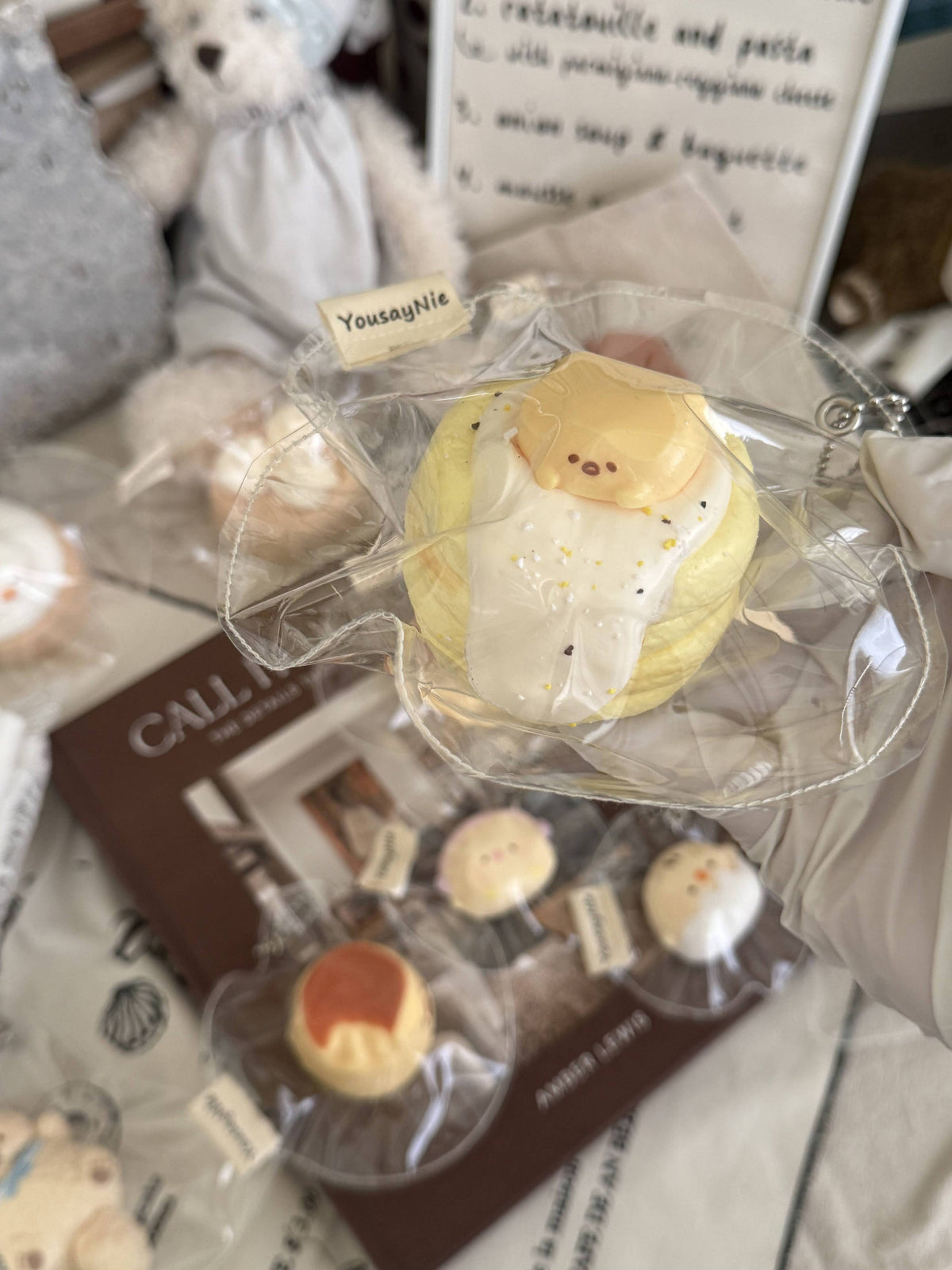 Gudetama Pancake Taba Squishy Toy lazy egg pancake squishy soft stress relief kawaii collectible YouSay Thick Cream Texture