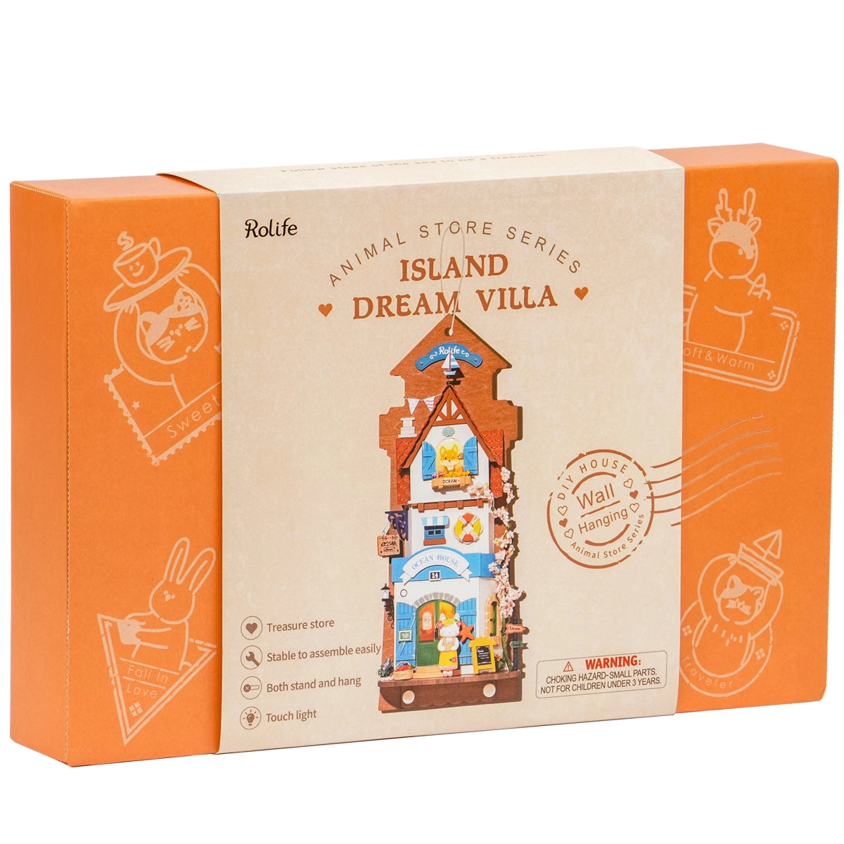 Diy Miniature Wall Hanging Kit: Island Dream Villa