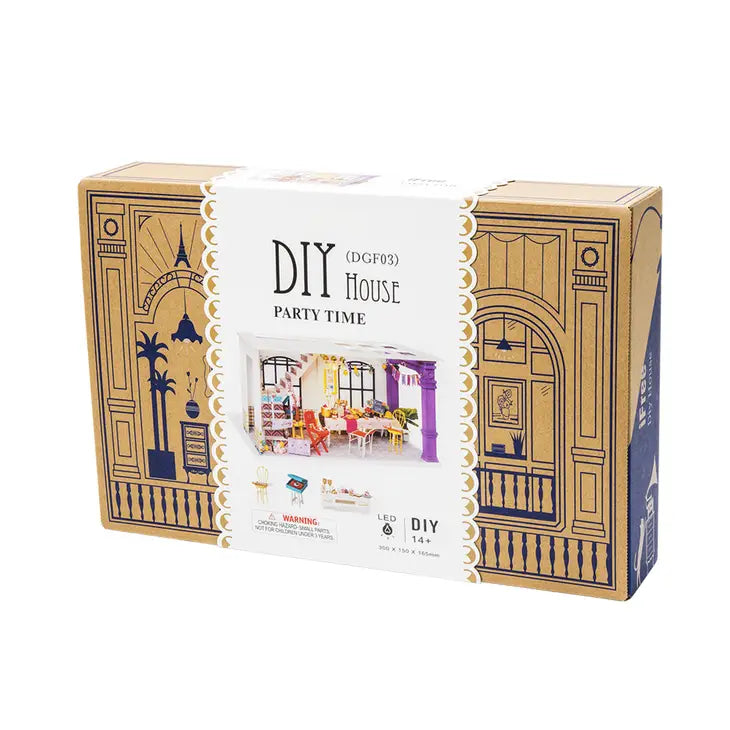 Party Time Diy Miniature Dollhouse