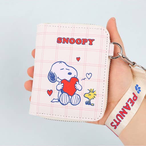 Peanuts Snoopy Strap Wallet Purse